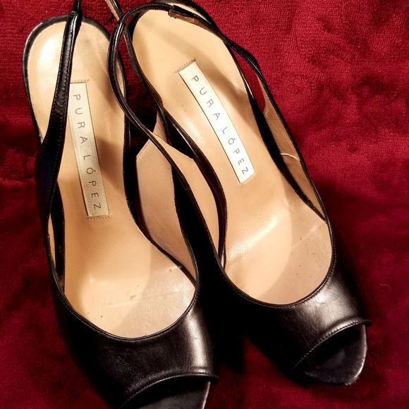 HTF!!!! Pura Lopez Designer Slingbacks~LN! - Picture 3 of 8
